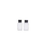 Thick glass square bottle tester dropper tequila