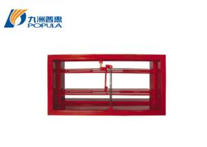 China Circular single-leaf air check damper air duct damper wholesale