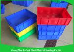 Industrial Euro Plastic Storage Boxes , Customized Heavy Duty Plastic Storage