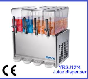 China Four Tanks Fresh Juice Dispenser Machine , Restaurant / Party Beverage Dispenser wholesale
