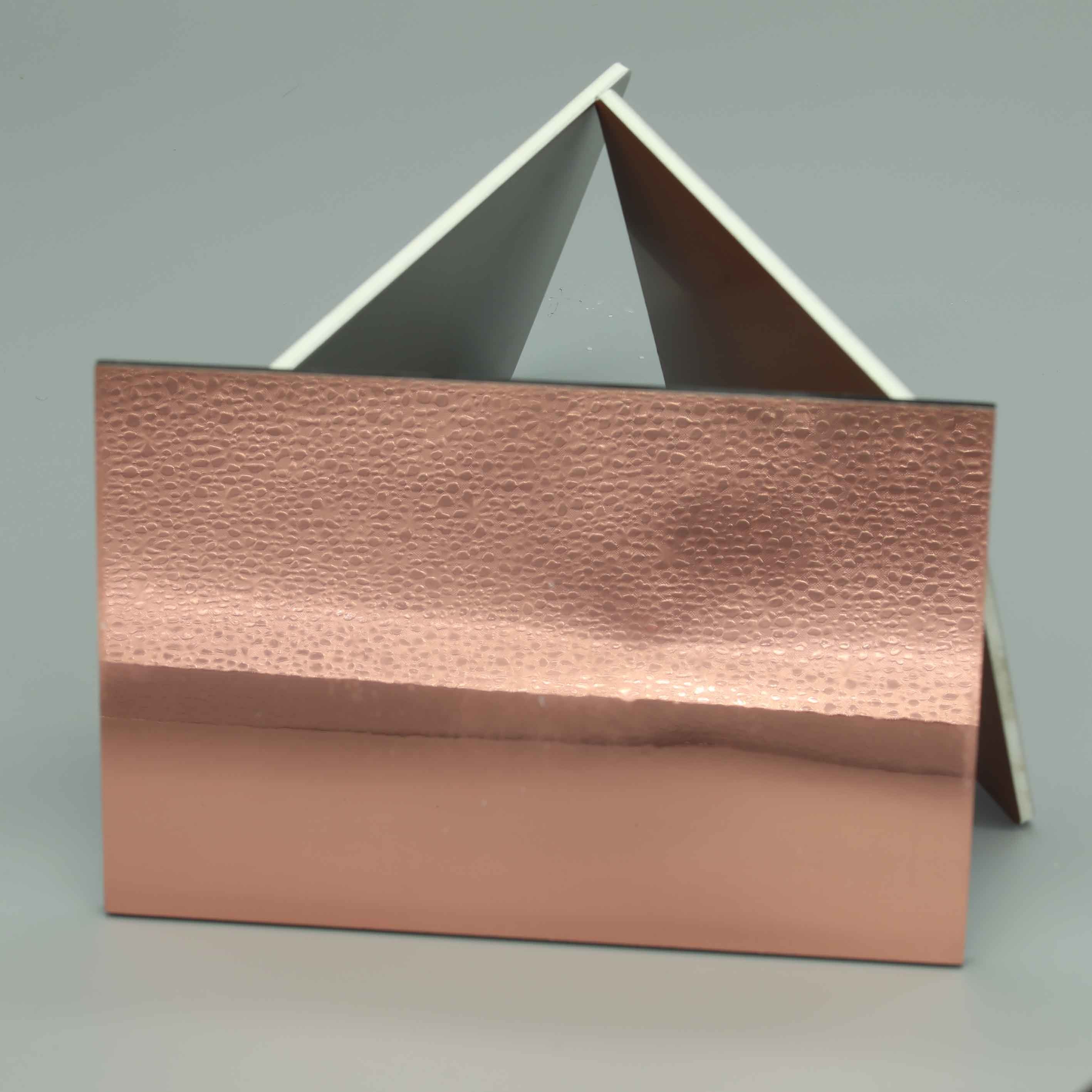 0.4cm 122 X 244CM PE coating Exterior Wall Decoration Customized aluminium cladding board