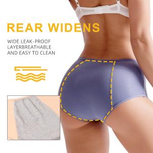 China Bamboo Viscose Fabric Leak Proof Period Underwear L-8XL Female 3 Layers wholesale