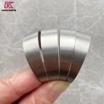2inch 3inch Gr2 Titanium Pie Cut For Exhaust Pipe