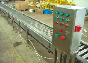 China Professional Stainless Steel Powered Roller Conveyor with Adjustable Speed wholesale
