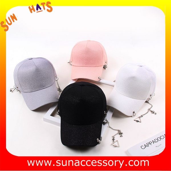 QF17016 Sun Accessory customized wholesale baseball caps and hats for ladies ,caps in stock MOQ only 3 pcs