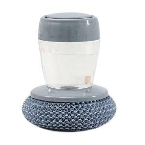 China Portable Odorless Automatic Dishwashing Brush With Soap Dispenser wholesale