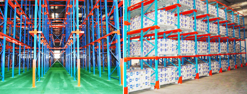Drive Through Rack Heavy Duty Pallet Rack  Warehouse Storage Racking