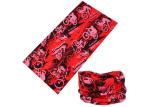 Retro Logo Polyester UV Headwear 25*50 CM Bandana For Bicycle