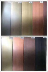China 304 316 Bronze Brass Sheet Plate Suppliers For Antique Grain Finish wholesale