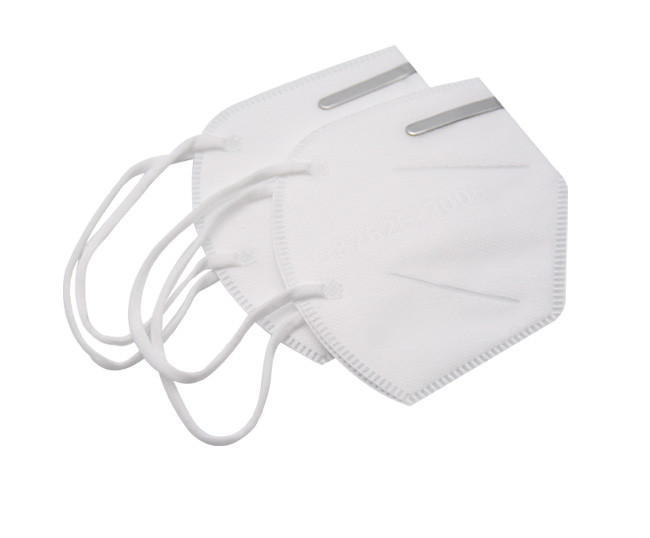 Earloop Disposable KN95 Mask 100% Latex Free Alminium Strip Nose Bar Odorless