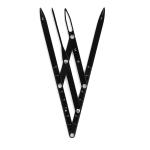 Laser Print Logo Black 4 Prong Stainless Steel Golden Mean Calipers With Scale