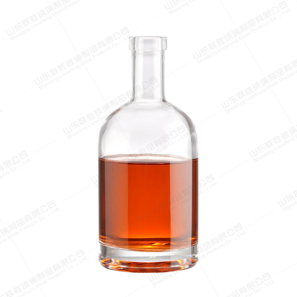 Rubber Stopper Sealing Type Glass Bottle for Customied Liquor Wine Whisky Vodka Gin