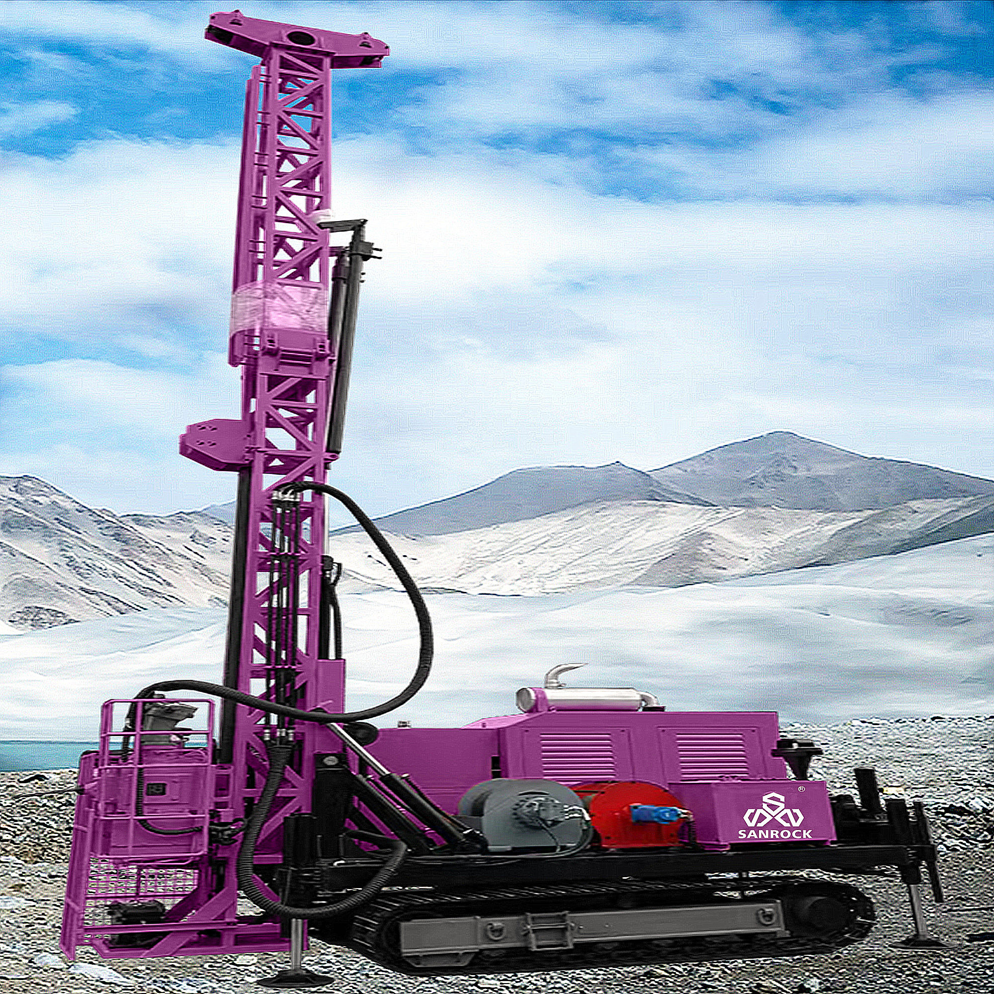 Geological Core Drilling Machine Hydraulic Borehole Exploration Diamond Core Drilling Rig