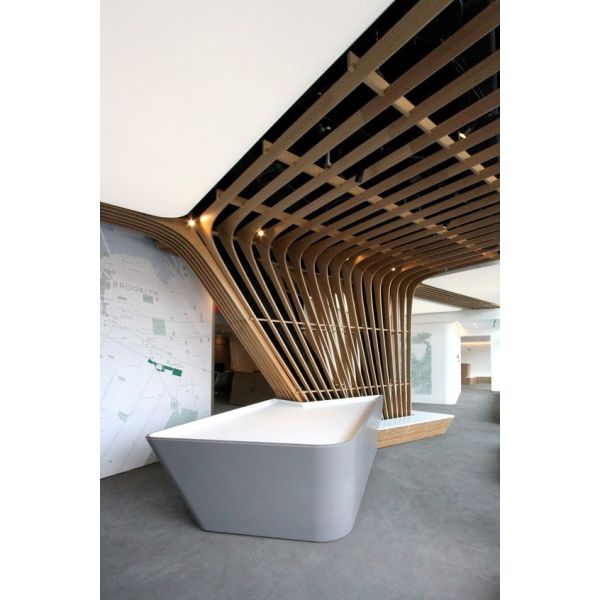 Quality Sound Acoustic Aluminium Ceiling Panel Fire Rated Honeycomb Design for sale