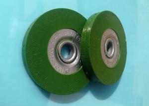 China 80MM OD Stainless Steel Encapsulated Wire Wheel Brush Strong Brushing Action wholesale