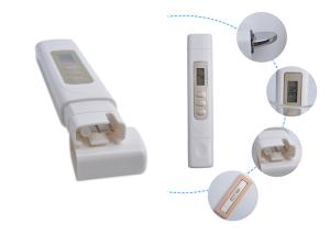 China Pen Water TDS Meter Filter Purity , White Dissolved Solids Meter 0 ~ 4999 Ppm wholesale