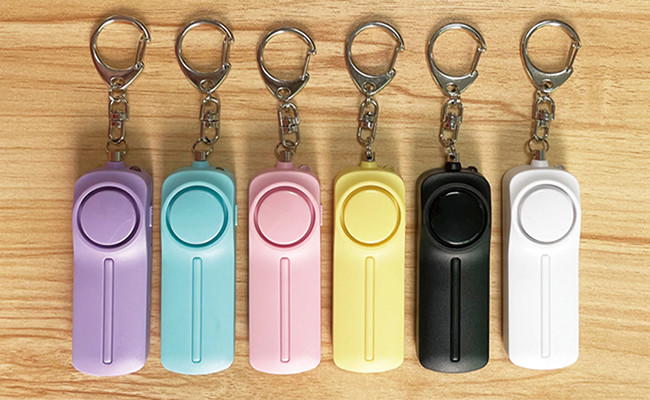 130dB Personal Safety Alarms Keychain For Women Self Defense With LED Lights