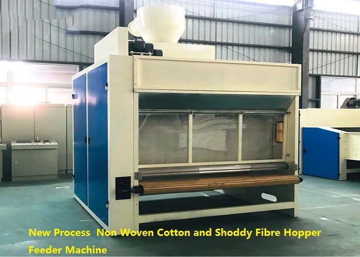 Big Non Woven Fabric Manufacturing Machine , Customized Automatic Hopper Feeder