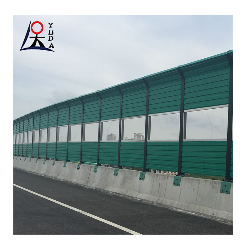 Road Noise Barrier Panel Highway No Fade Aluminum Sheet Sound Wall
