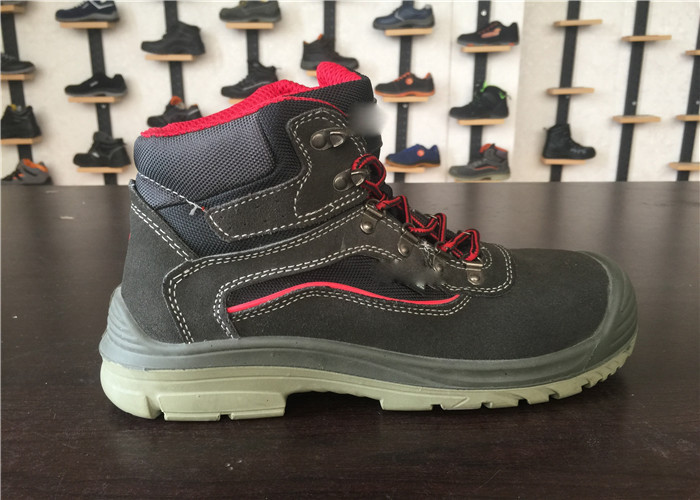 Dual PU Timberland Steel Toe Cap Boots , Non Slip Safety Boots For Construction