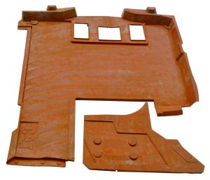 China Stable Red Car Erpillar E320B Cab Floor Mat wholesale