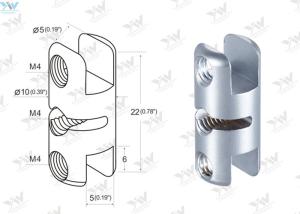 China Satin Finishing Double Sided Clamp Wall Picture Hanging System Components wholesale