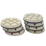 Resin Bond Transitional Diamond Toolings 80mm Dry Diamond Polishing Pads