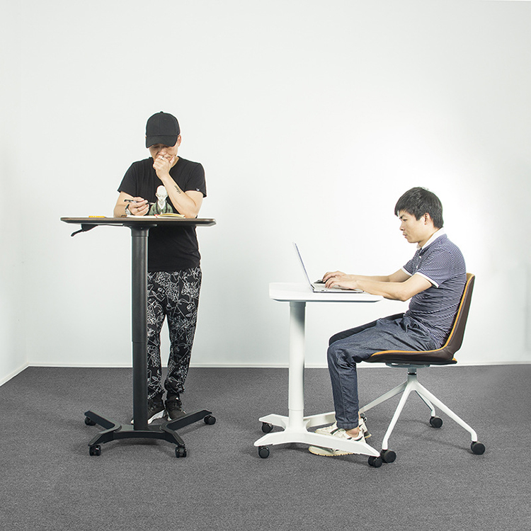 Adjustable Height Standing Table Luxury Coffee Table with Pneumatic Height Adjustment