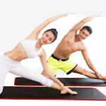 Non Slip Fitness Yoga Mat Extra Thick Yoga Mat 10mm NRB Material For Men / Women