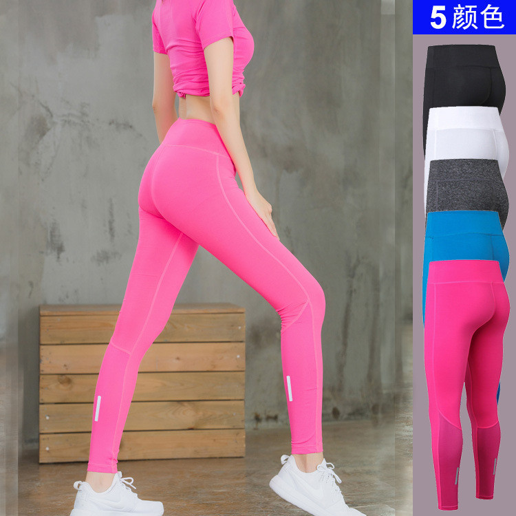 Hot Sale Mesh Panel Athletic Strethy Quick Dry Sport Pants For Woman