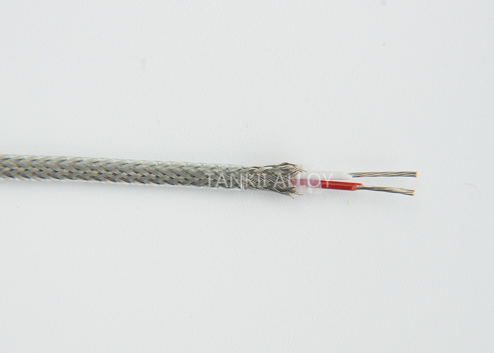 Insulation Type J Thermocouple Wire Solid Shape Thermocouple Compensating Cable