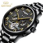 Automatic mechanical KINYUED watch fashion stainless steel mens waterproof