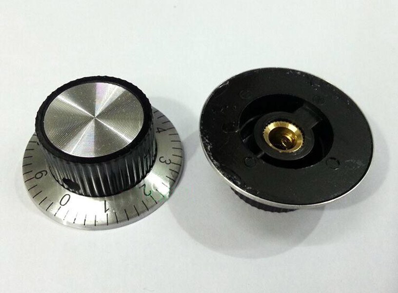 Guitar AMP Volume Knob Volume knob potentiometer knob (D)17 17(H)mm for ALPS16 ALPS27 peduncular shaft