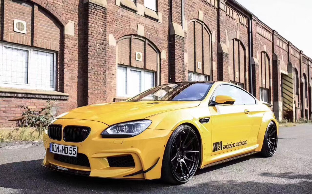 For BMW 6 Series F12 F13 Body Kit FPR Material F12 F13 Upgraded Prior Design Style Body Kit Spoiler