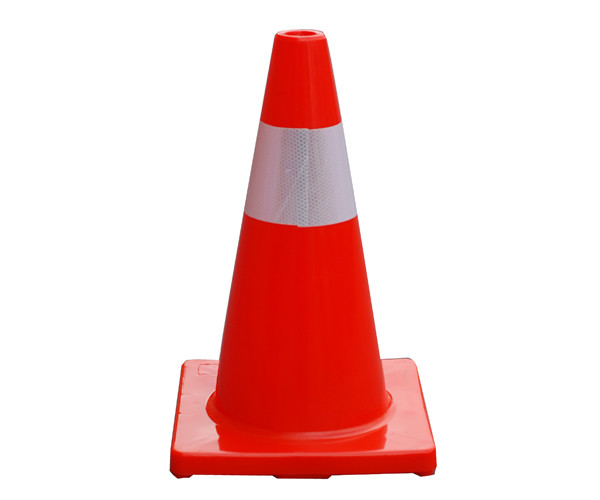 45cm 18 Inch Orange PVC Traffic Cones Hi Visibility PVC Safety Cone With