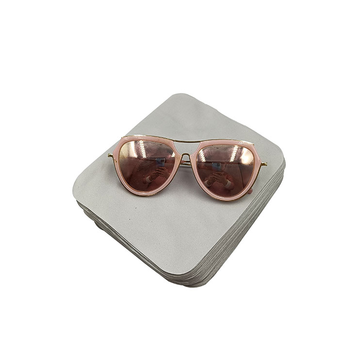 Custom Logo Printed Sunglasses Wiping Cloth Microfiber Sunglass Cloth