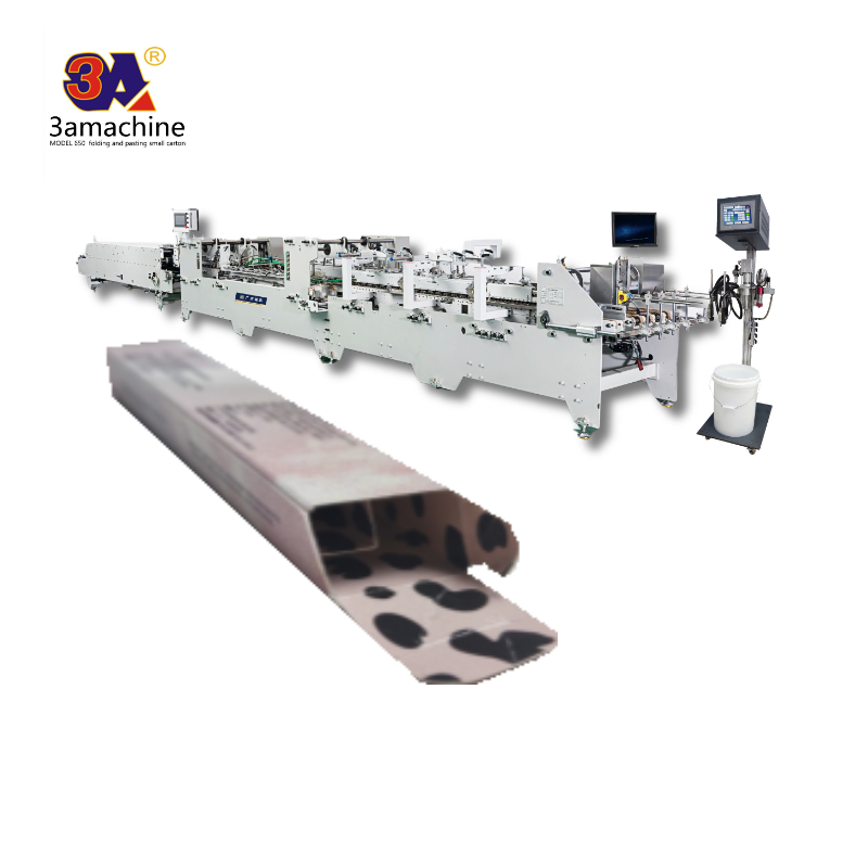 Automatic Continuous Paper Feeding Fold Box Glue Carton Folder Gluer Machine Arrivals