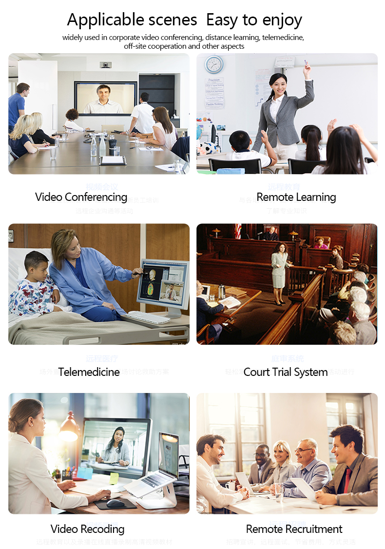 1080p camera Windows Integrated audio and video intelligent terminal platform All-in-One 20x Video Conference Camera Cod