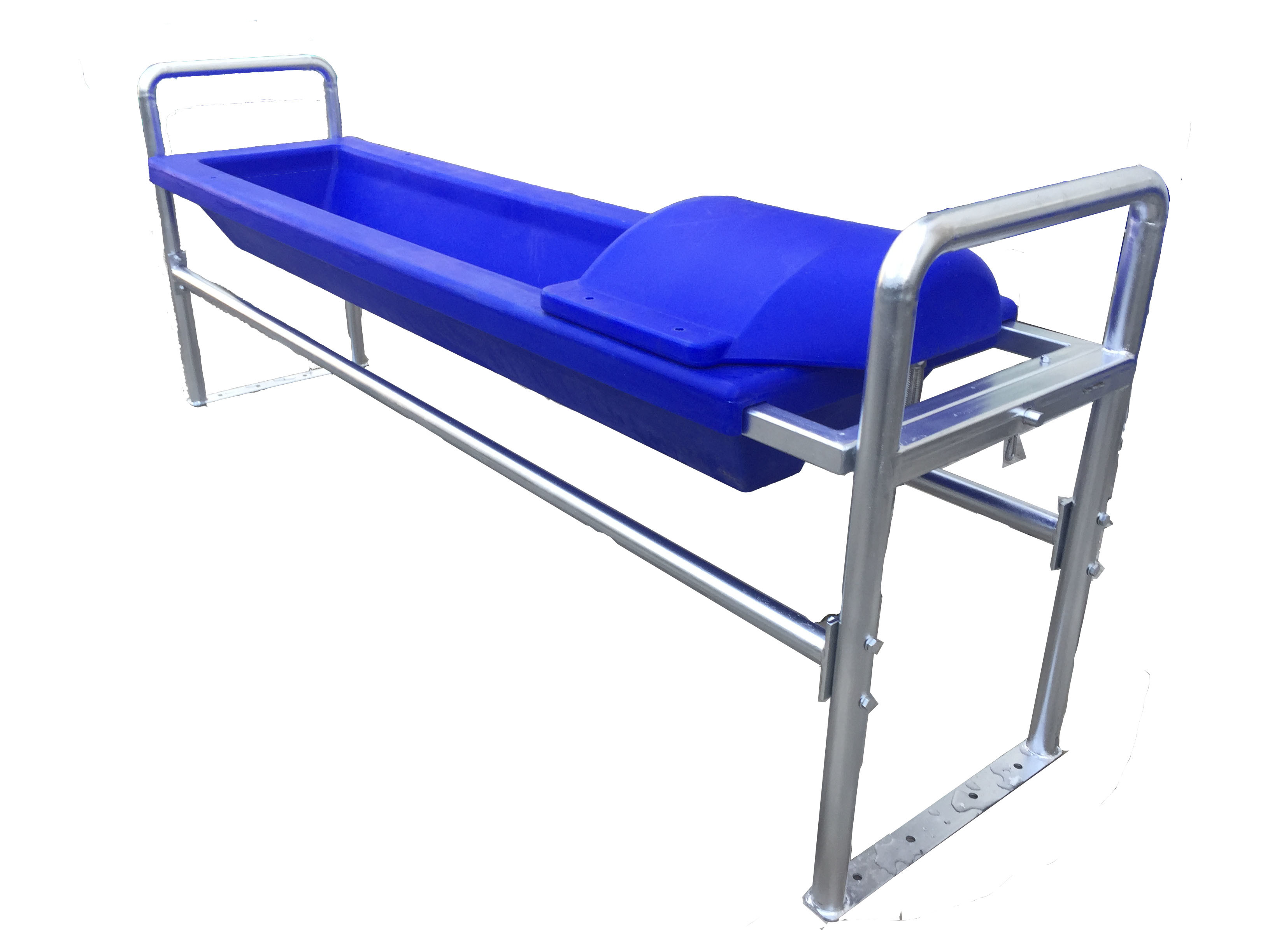 2.3m LLDPE Rotating Opening Animal Water Trough For Cow
