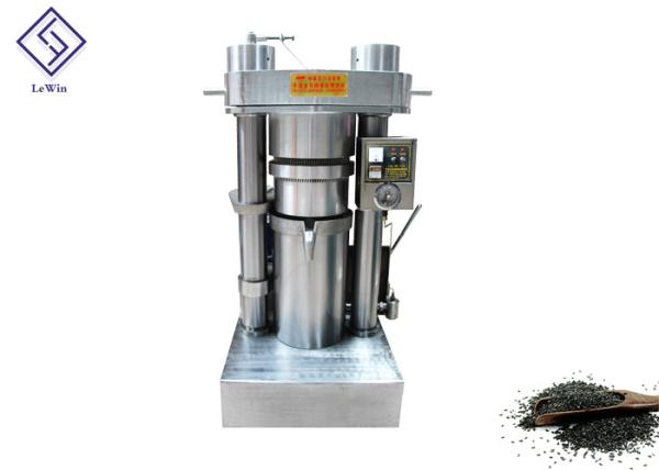 Small Cocoa Butter Sesame Oil Industrial Oil Press Machine 8.5kg / Batch