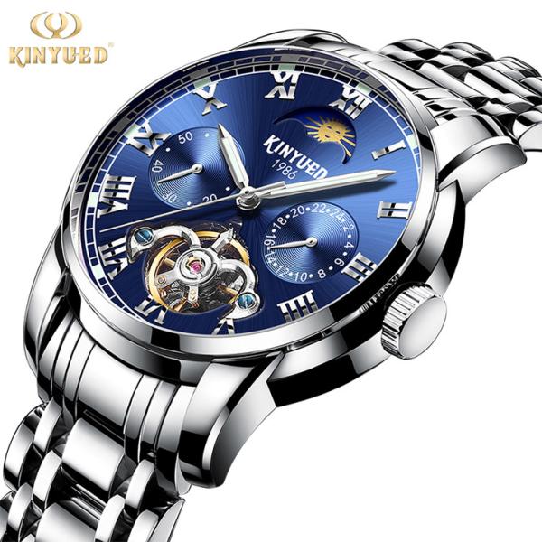 KINYUED Fashion Classic Brand Luxury Watch Automatic Mechanical Watch For Men