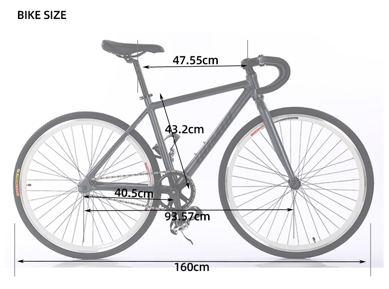 Flip Flop Hub Gear Cycle for Racing and Custom GOMID Custom Aluminium Alloy Bisiklet Single Speed Fixed Gear Bike