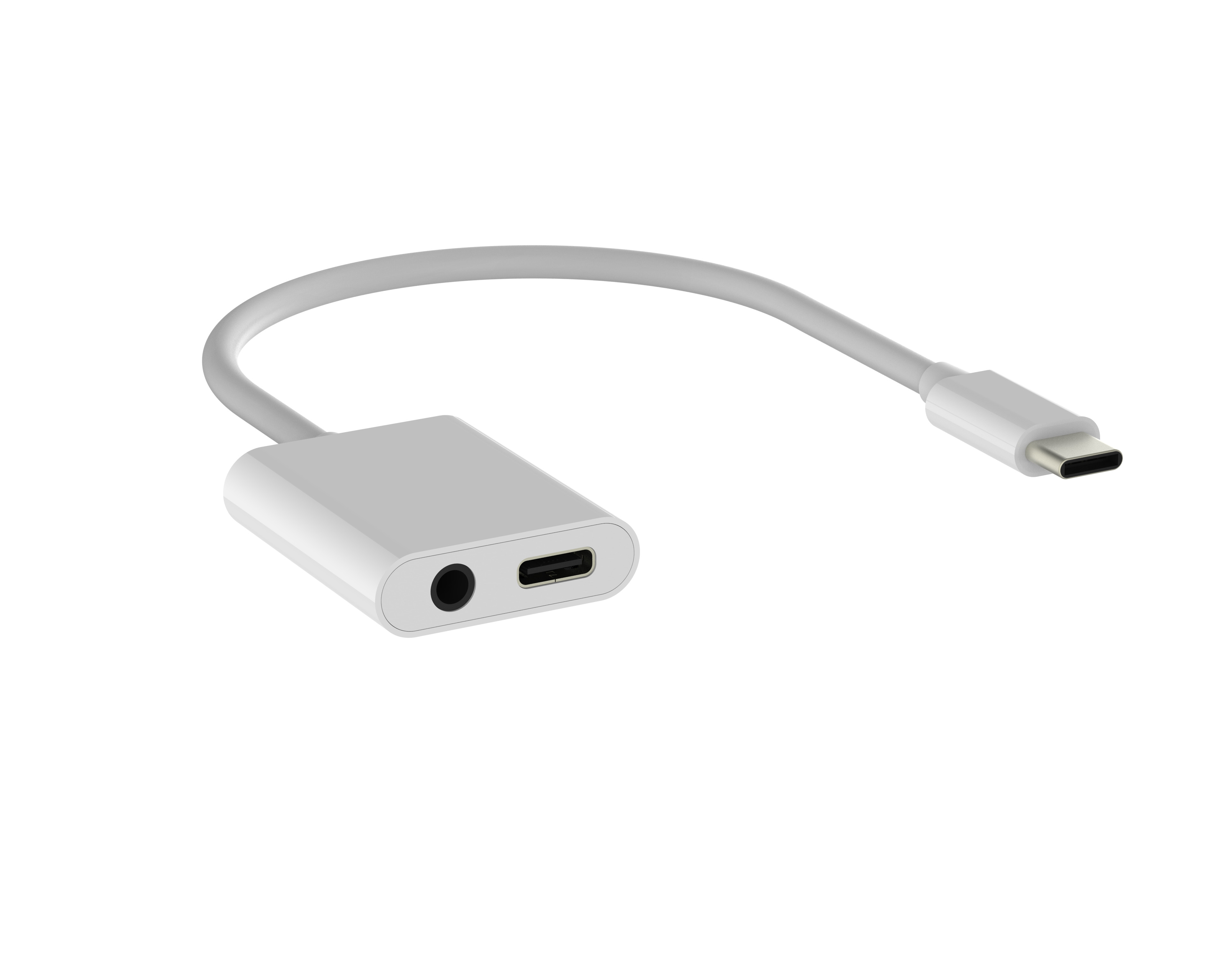 Aux Audio 0.15m USB Type C Adapters For MP4 Player ROHS Listed