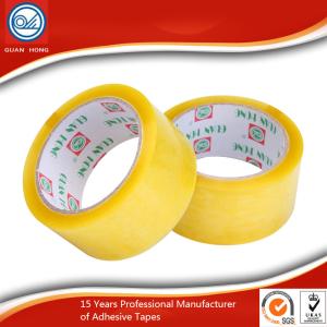 China Custom BOPP Security Packaging Tape Environment Protection Yellowish 60m wholesale