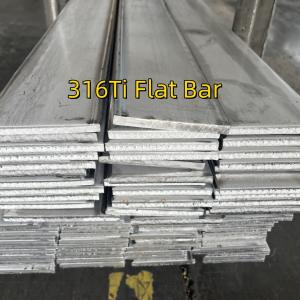 China ASTM A240 Hot Rolled DIN1.4571 316Ti Stainless Steel Flat Bar SS316Ti Flat Bar 100*10*6000mm wholesale