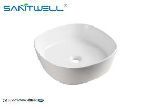 China Colorful Ceramic Art Basin 440 * 440 * 135 Mm Mounting Hardware Included wholesale