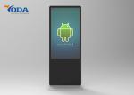 Full HD Touch Screen Advertising Displays Floor Free Standing LCD Advertising