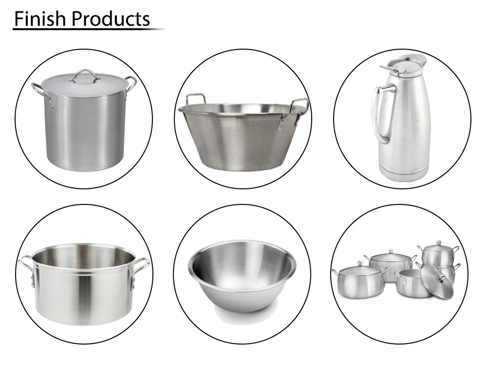 380V Servo System Steel Pot Making Machine For Cookware Sanding