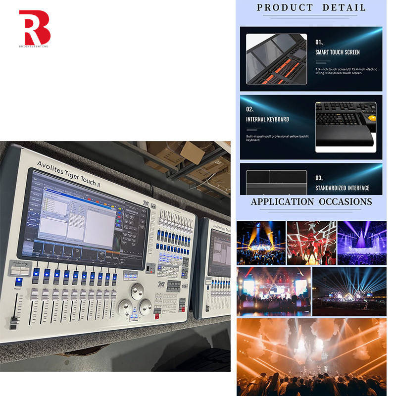 Tiger Touch 2 Stage DMX Controller System For Event DMX Light Controller