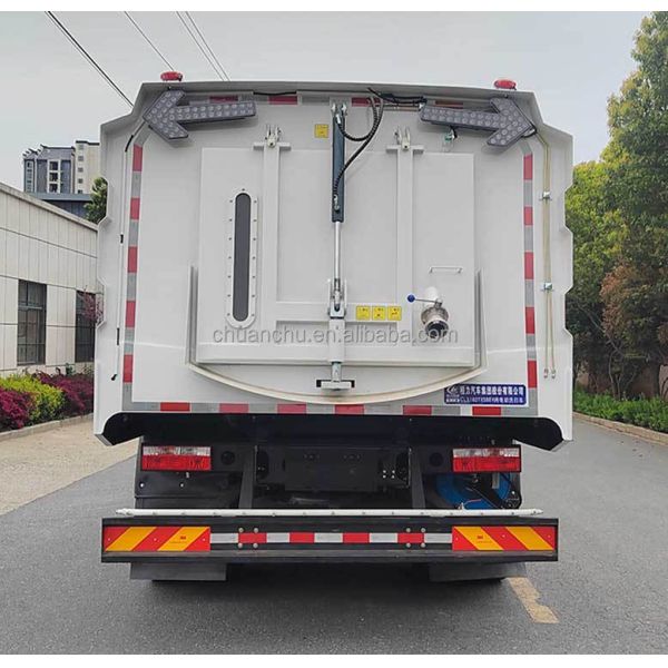 Pure Electric Road Sweeping Vacuum Automatic Dumping Floor Sweeper Truck for Road Floor Maintenance